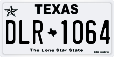 TX license plate DLR1064