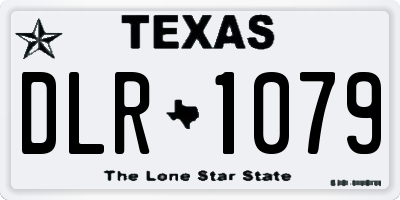 TX license plate DLR1079
