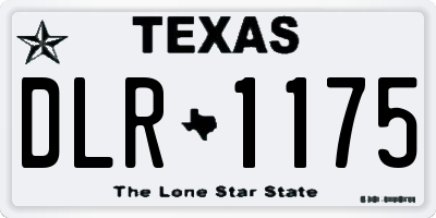 TX license plate DLR1175