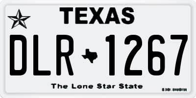TX license plate DLR1267
