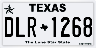 TX license plate DLR1268
