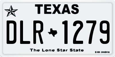 TX license plate DLR1279