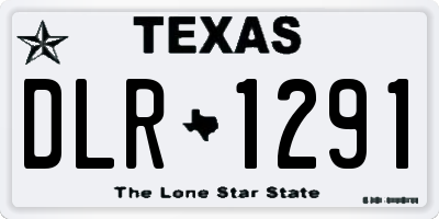TX license plate DLR1291