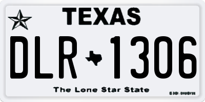 TX license plate DLR1306