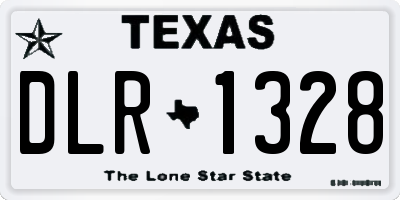 TX license plate DLR1328