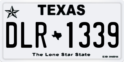 TX license plate DLR1339