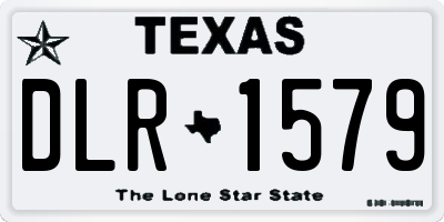 TX license plate DLR1579