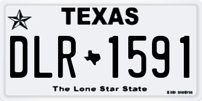 TX license plate DLR1591