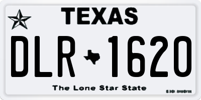 TX license plate DLR1620