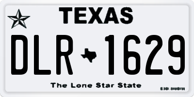 TX license plate DLR1629