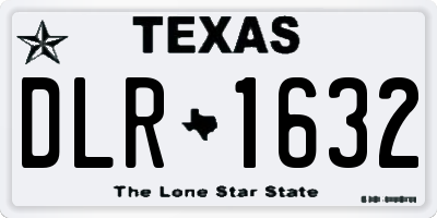 TX license plate DLR1632