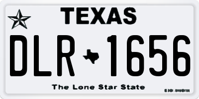 TX license plate DLR1656