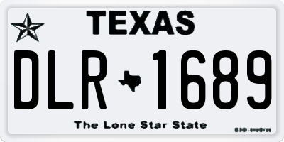 TX license plate DLR1689