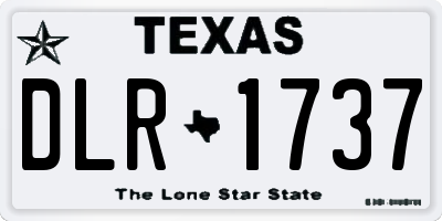 TX license plate DLR1737