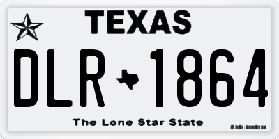 TX license plate DLR1864