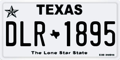 TX license plate DLR1895
