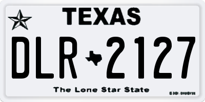 TX license plate DLR2127