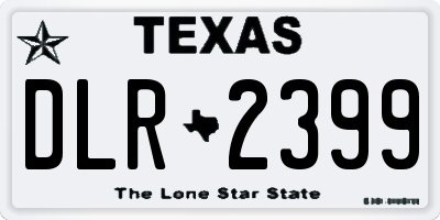 TX license plate DLR2399