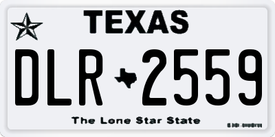 TX license plate DLR2559
