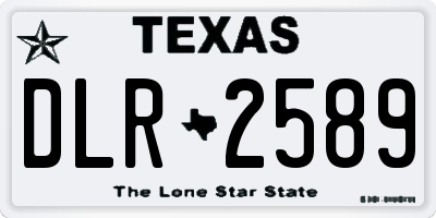 TX license plate DLR2589