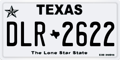 TX license plate DLR2622