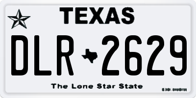 TX license plate DLR2629