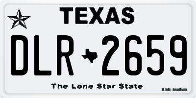 TX license plate DLR2659