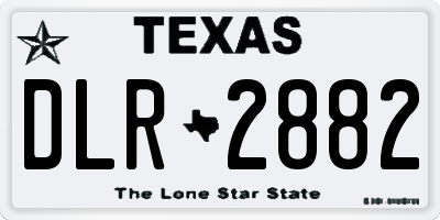 TX license plate DLR2882