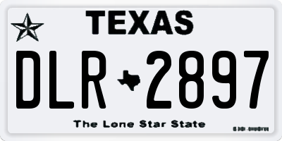 TX license plate DLR2897