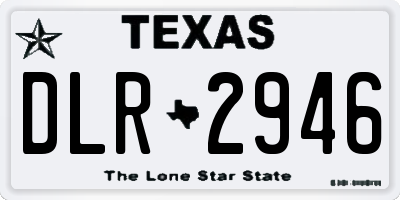 TX license plate DLR2946