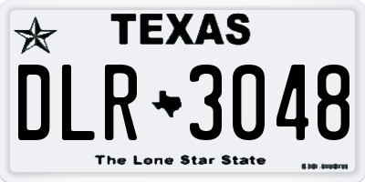 TX license plate DLR3048
