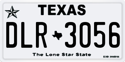 TX license plate DLR3056