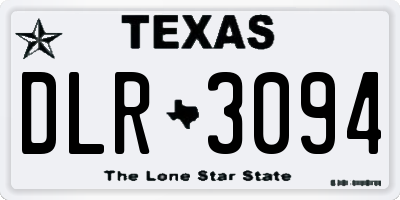 TX license plate DLR3094