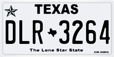 TX license plate DLR3264