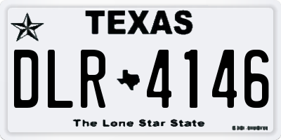 TX license plate DLR4146