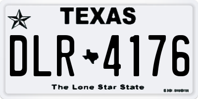 TX license plate DLR4176