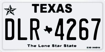 TX license plate DLR4267