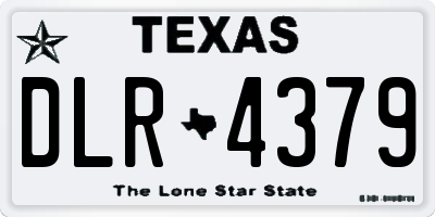 TX license plate DLR4379
