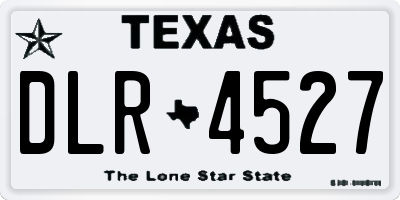 TX license plate DLR4527