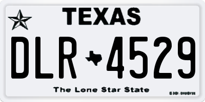 TX license plate DLR4529