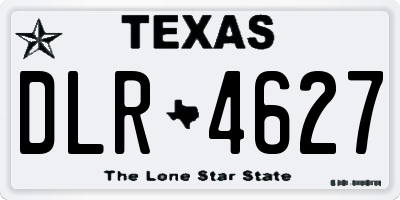 TX license plate DLR4627