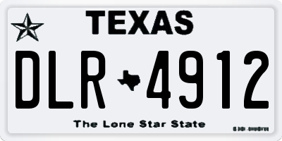 TX license plate DLR4912
