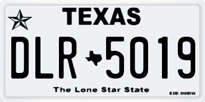 TX license plate DLR5019