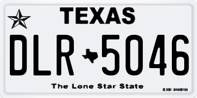 TX license plate DLR5046