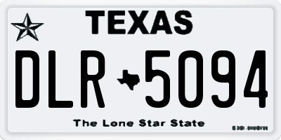 TX license plate DLR5094