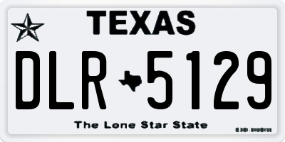 TX license plate DLR5129