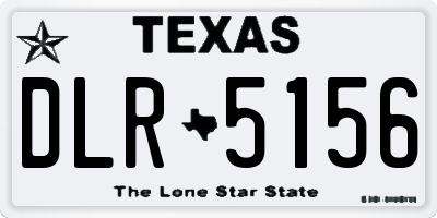 TX license plate DLR5156