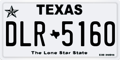 TX license plate DLR5160
