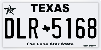 TX license plate DLR5168