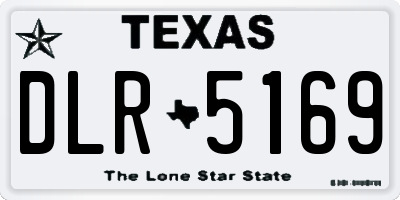 TX license plate DLR5169